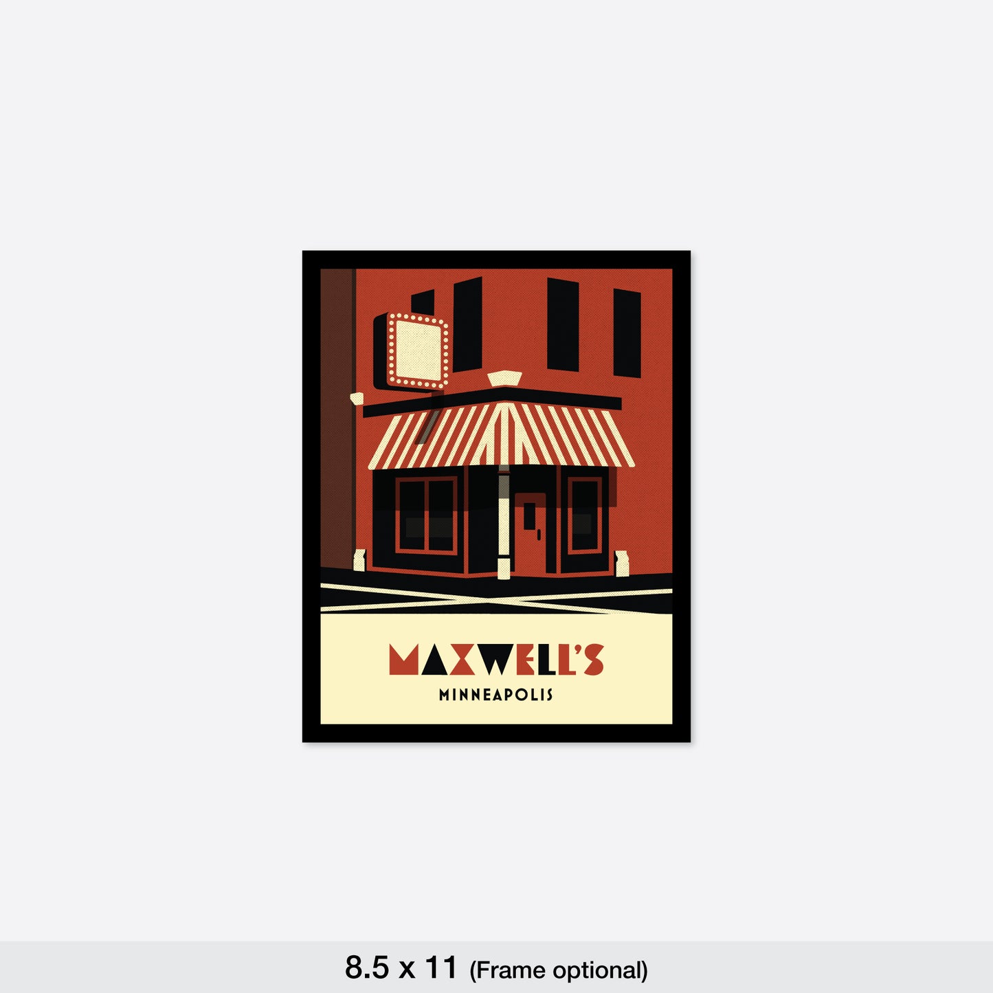 Maxwell's Bar, Minneapolis, Minnesota, Minimalist Art