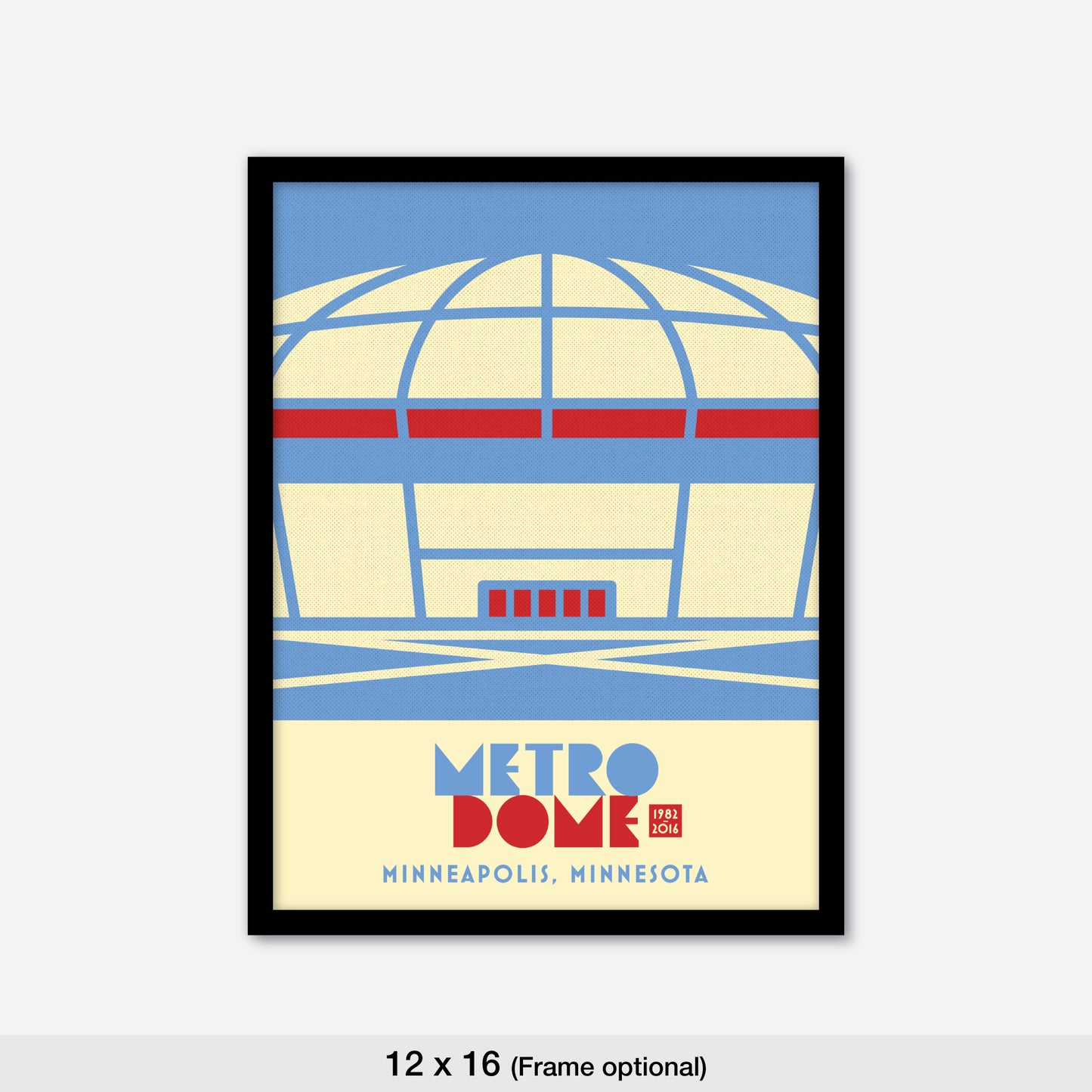 Metrodome, Twins Edition, Minimalist Art