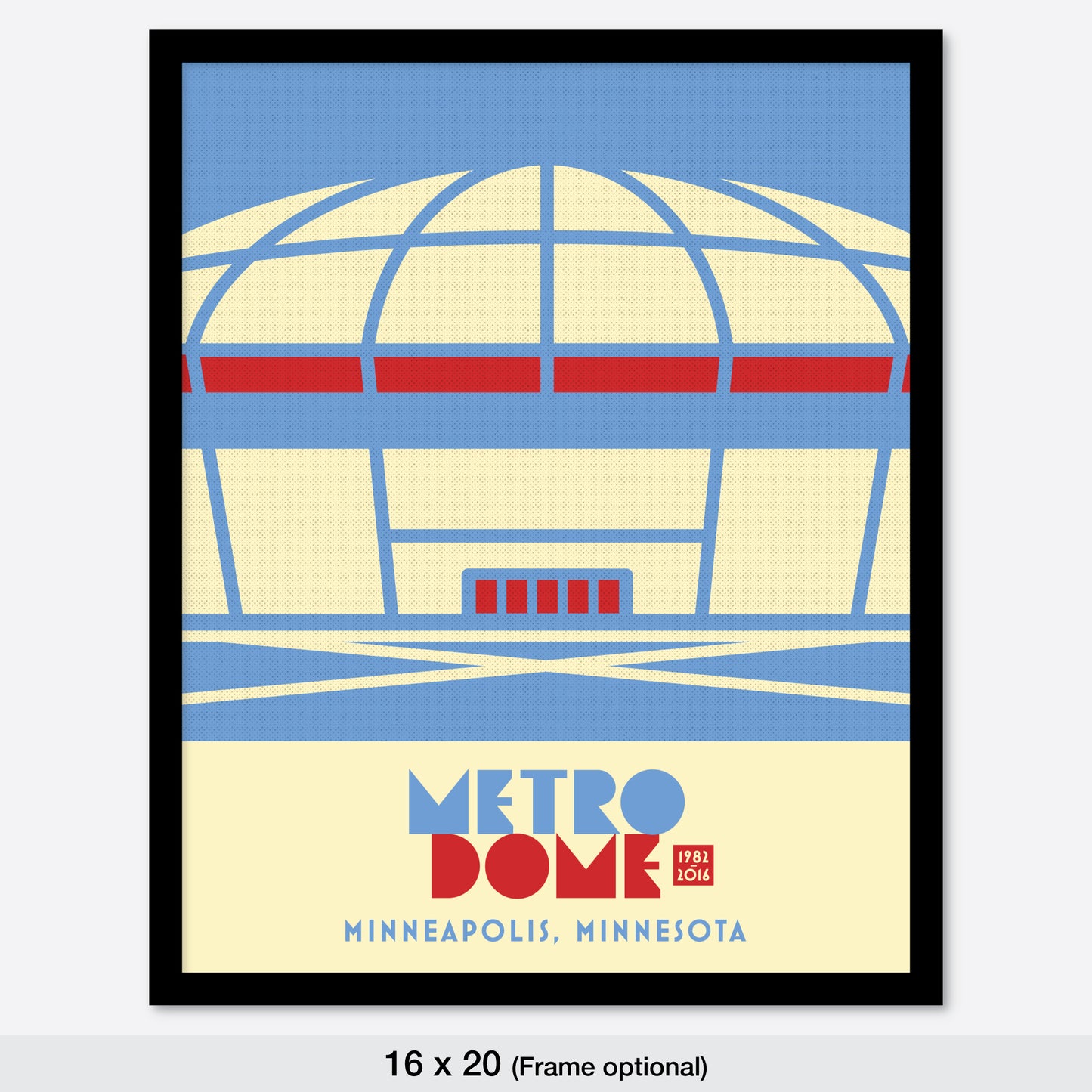 Metrodome, Twins Edition, Minimalist Art