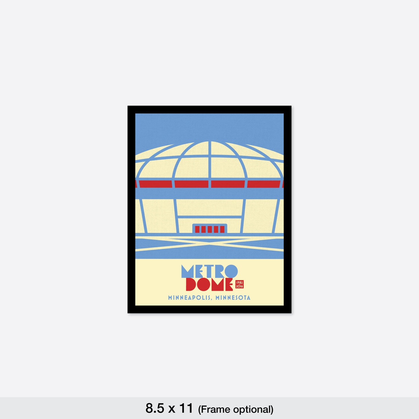 Metrodome, Twins Edition, Minimalist Art