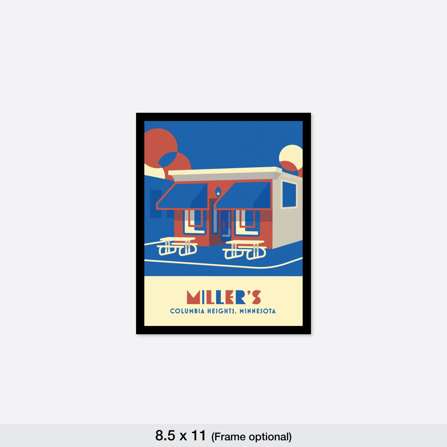 Miller's Corner Bar, Columbia Heights, Minnesota, Minimalist Art