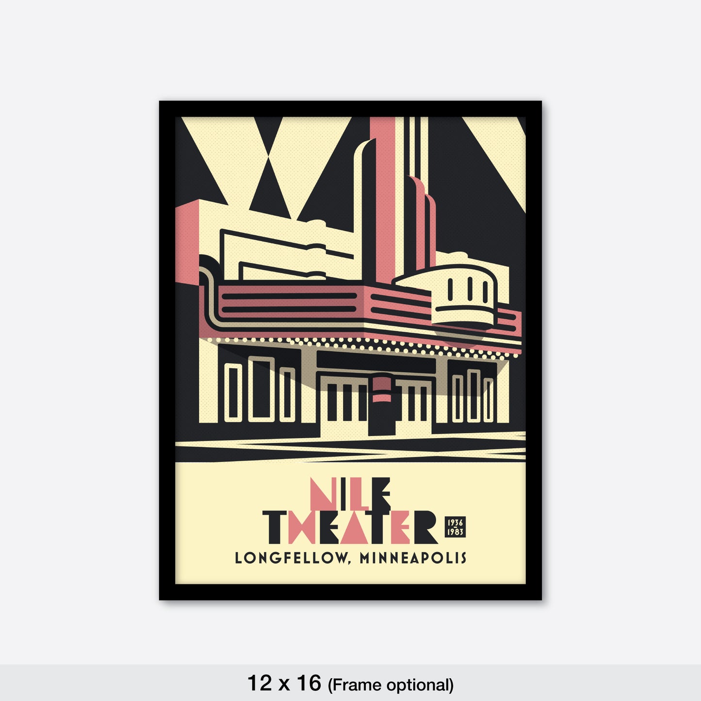 Nile Theater, Minneapolis, Minnesota, Minimalist Art