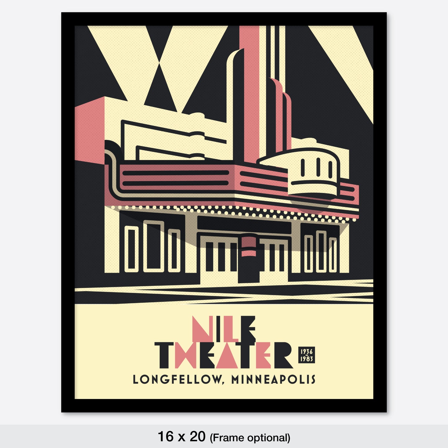Nile Theater, Minneapolis, Minnesota, Minimalist Art