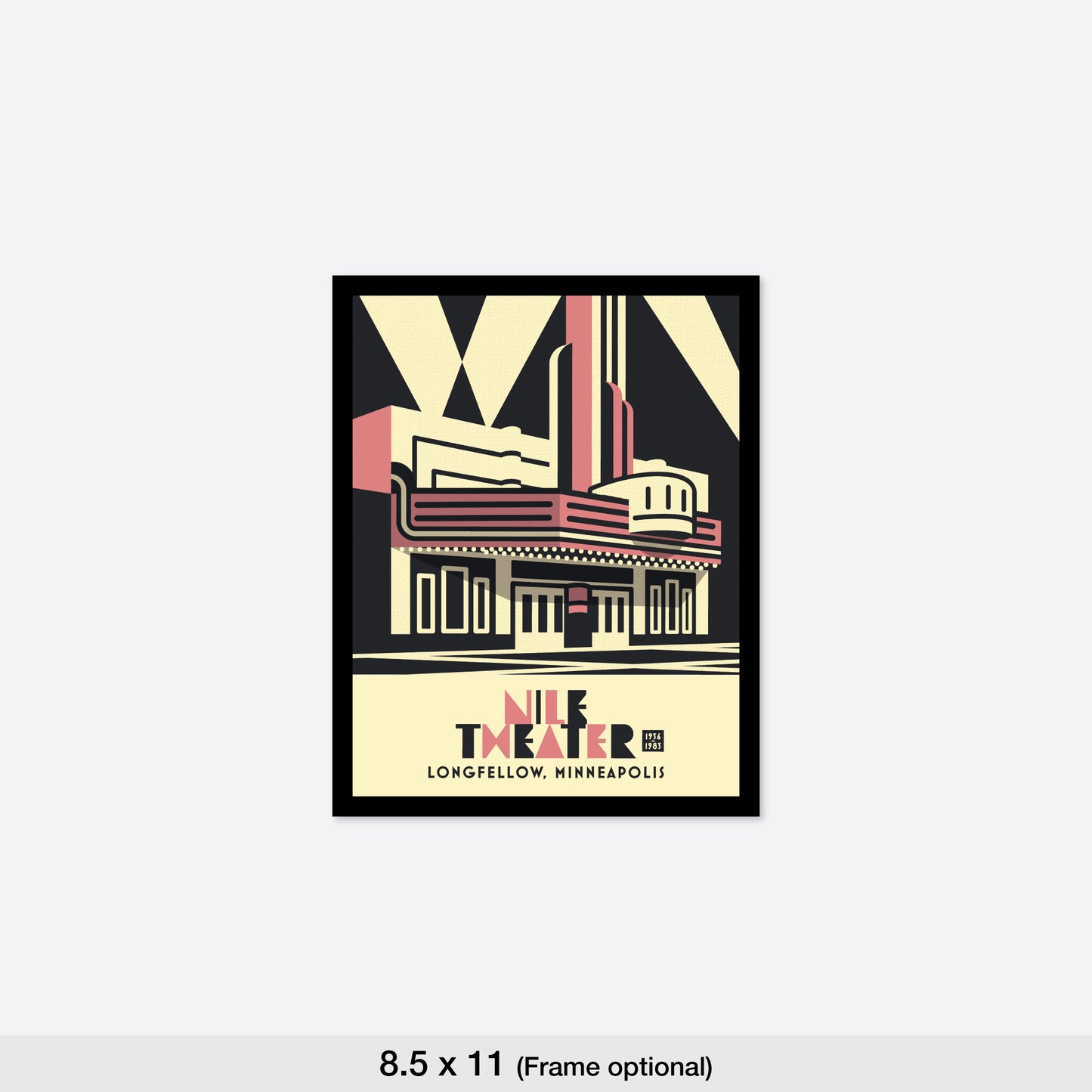 Nile Theater, Minneapolis, Minnesota, Minimalist Art