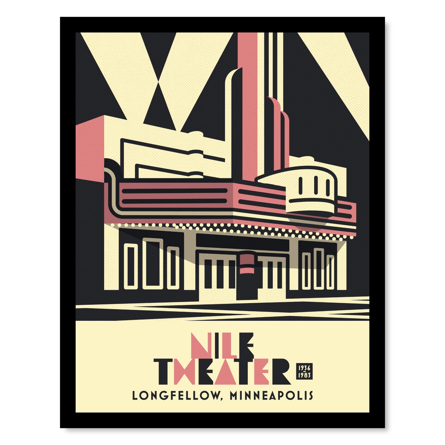 Nile Theater, Minneapolis, Minnesota, Minimalist Art
