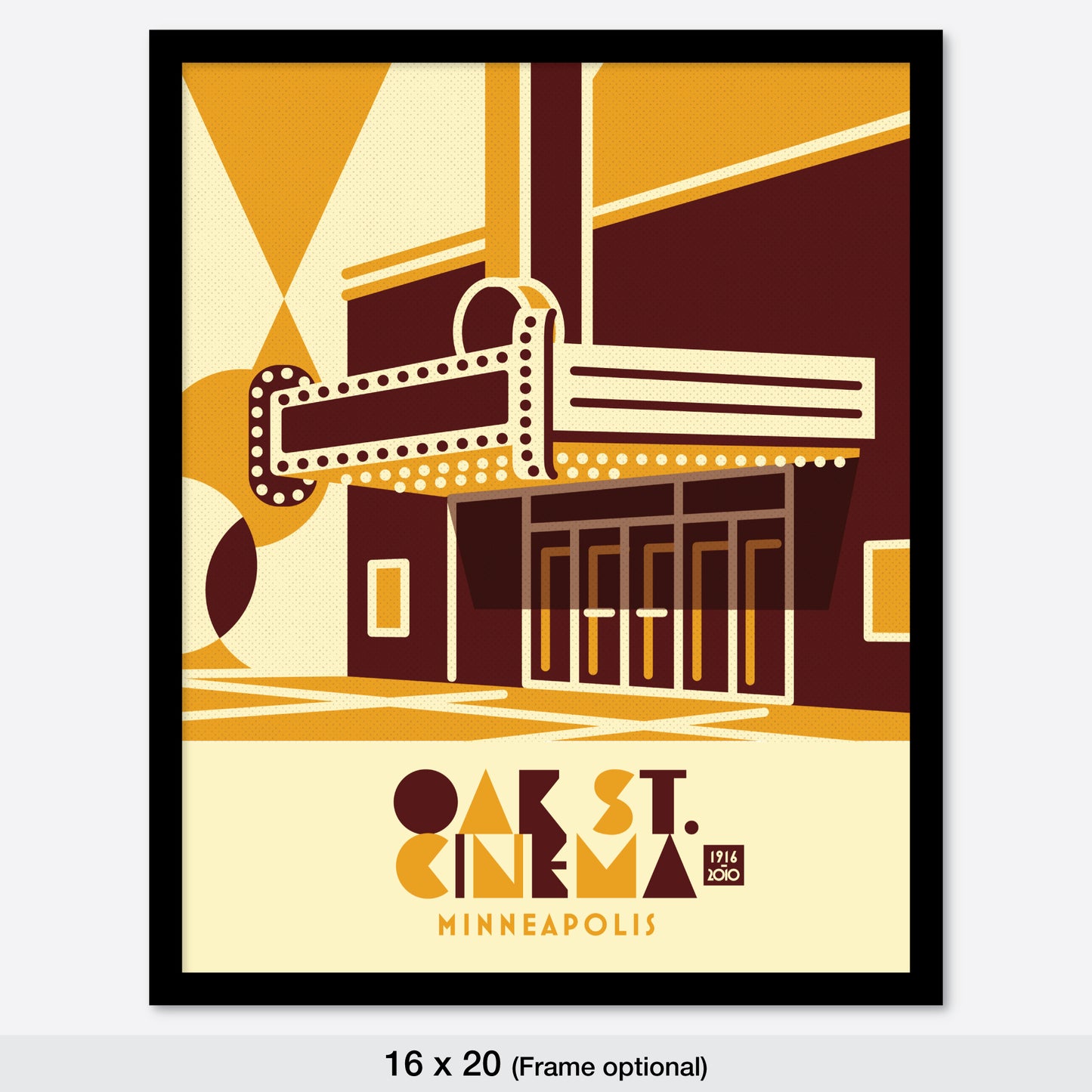 Oak St. Cinema, Minneapolis, Minnesota, Minimalist Art