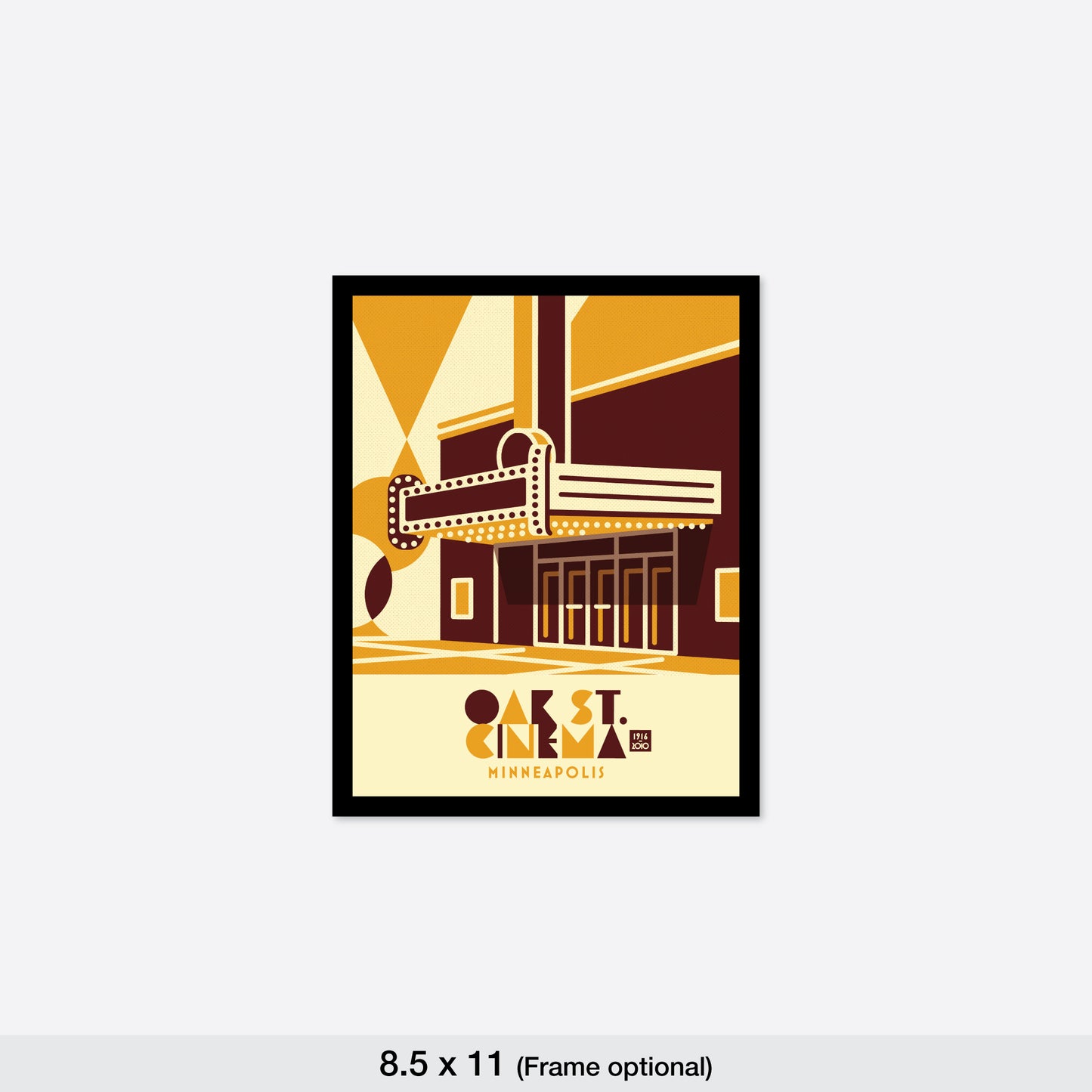 Oak St. Cinema, Minneapolis, Minnesota, Minimalist Art