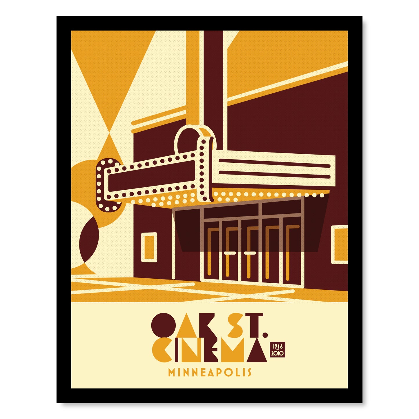 Oak St. Cinema, Minneapolis, Minnesota, Minimalist Art