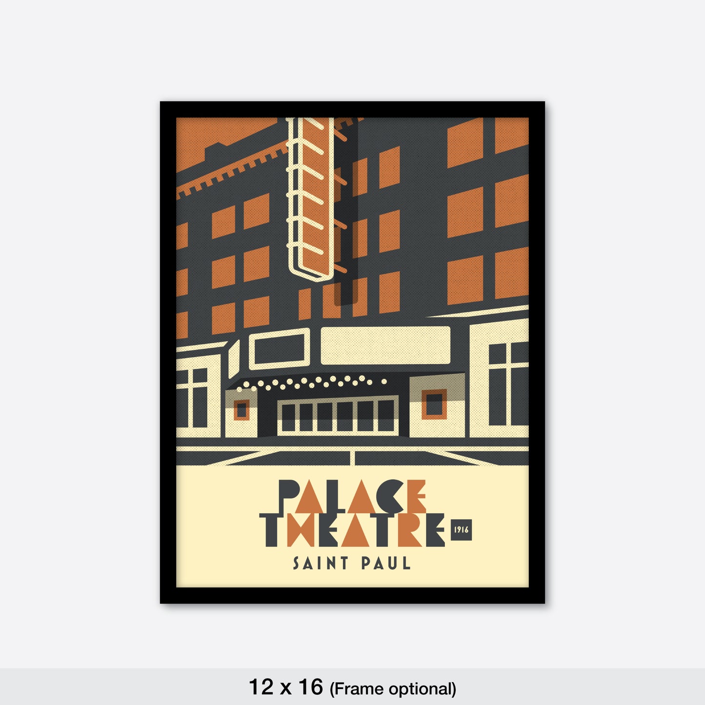 Palace Theatre, St. Paul, Minnesota, Minimalist Art