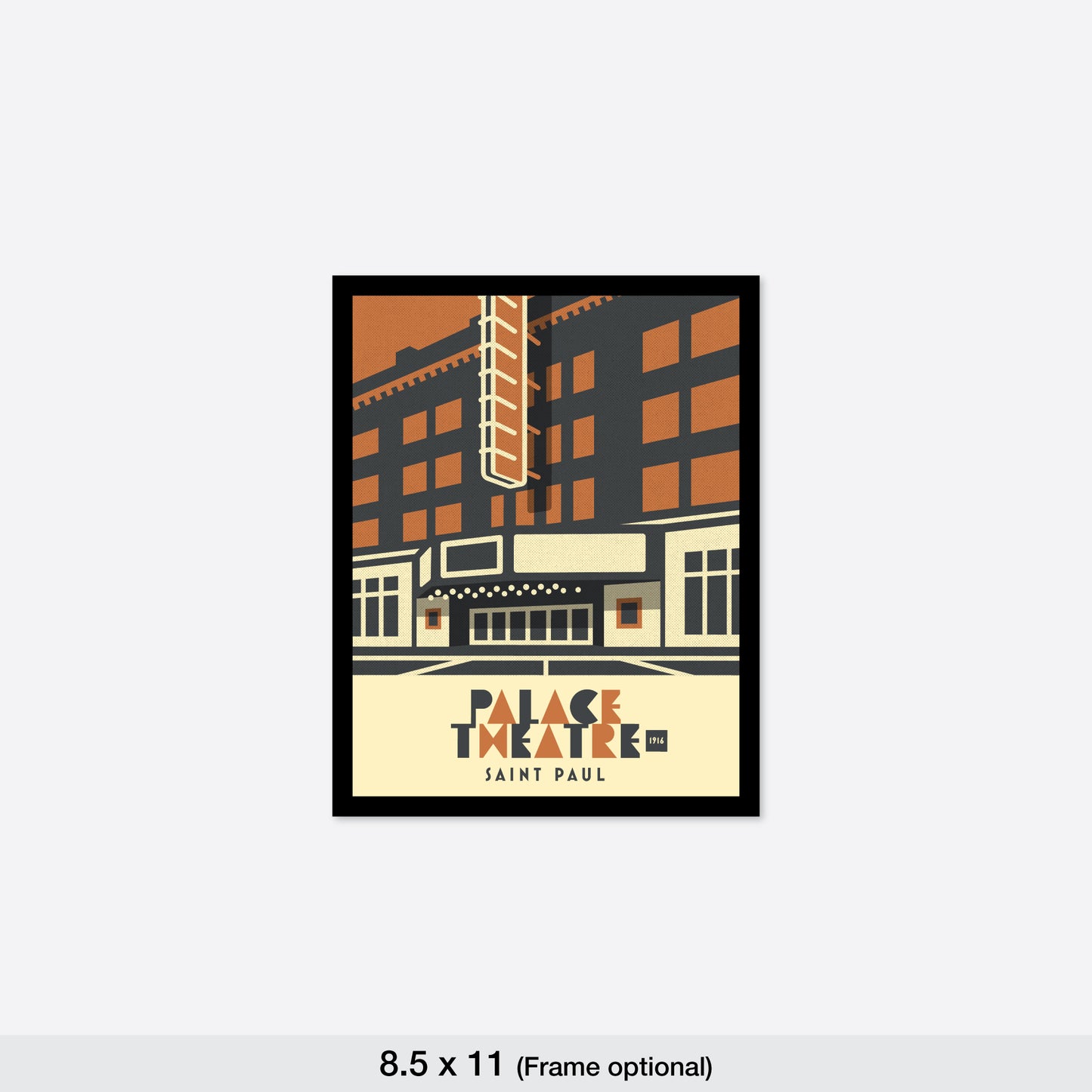 Palace Theatre, St. Paul, Minnesota, Minimalist Art