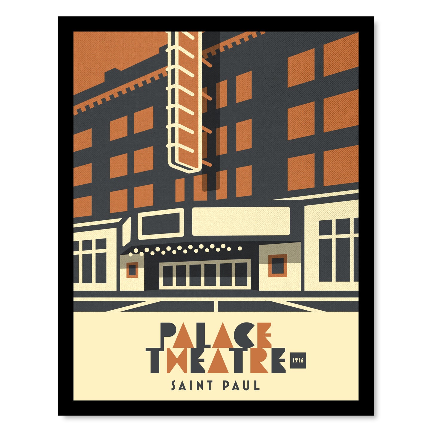 Palace Theatre, St. Paul, Minnesota, Minimalist Art