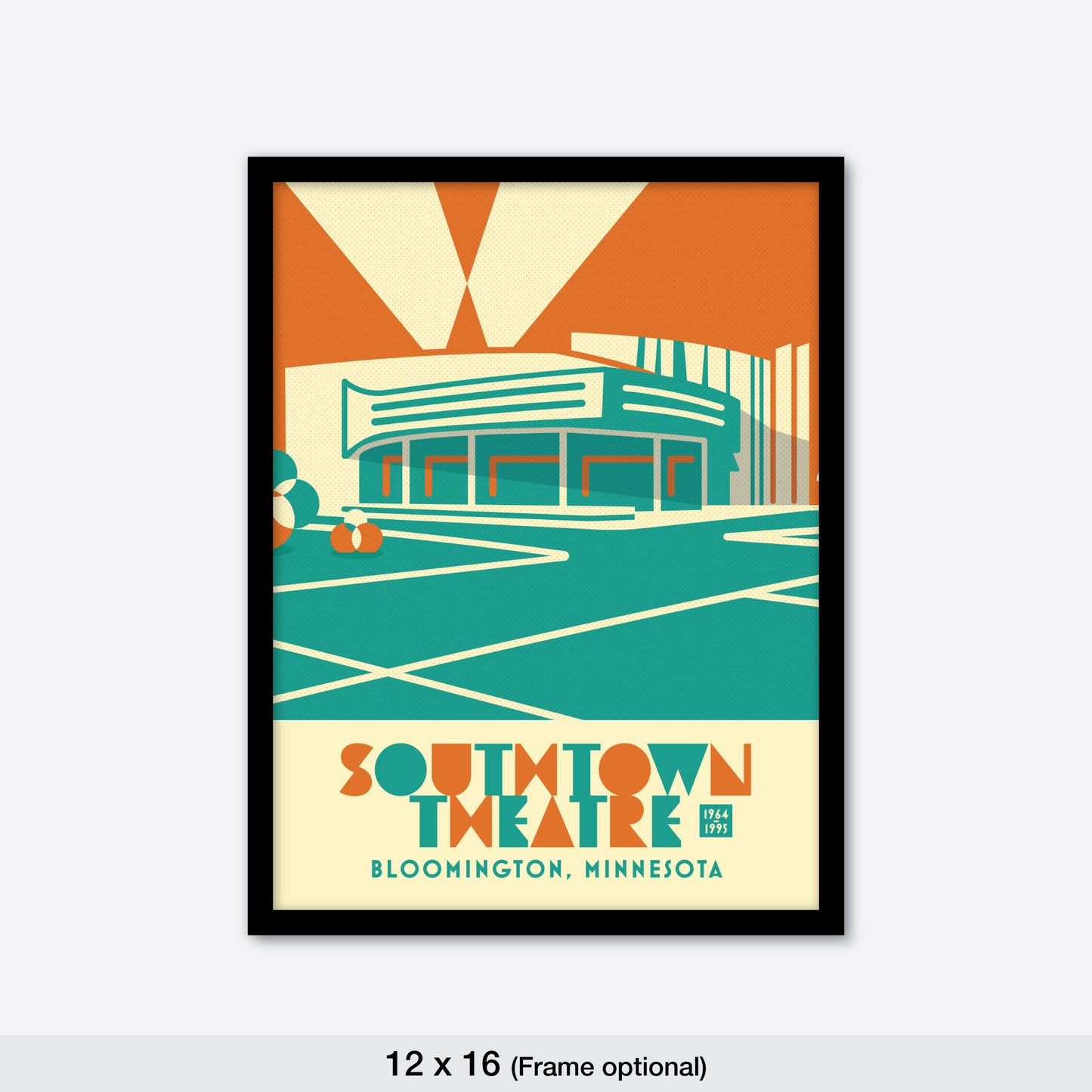 Southtown Theatre, Bloomington, Minnesota, Minimalist Art