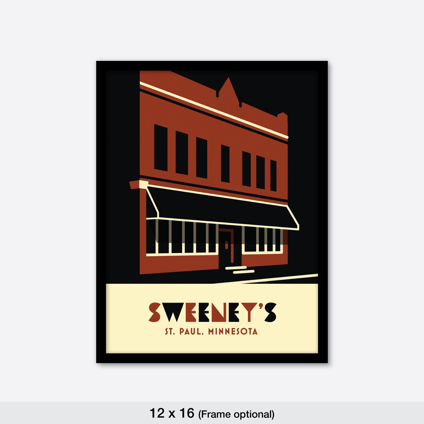 Sweeney’s Saloon, St. Paul, Minnesota, Minimalist Art