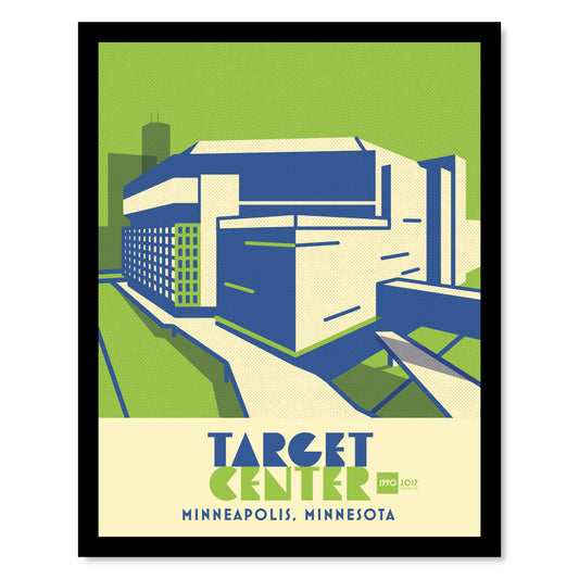 Target Center Back View, Minneapolis, Minimalist Art