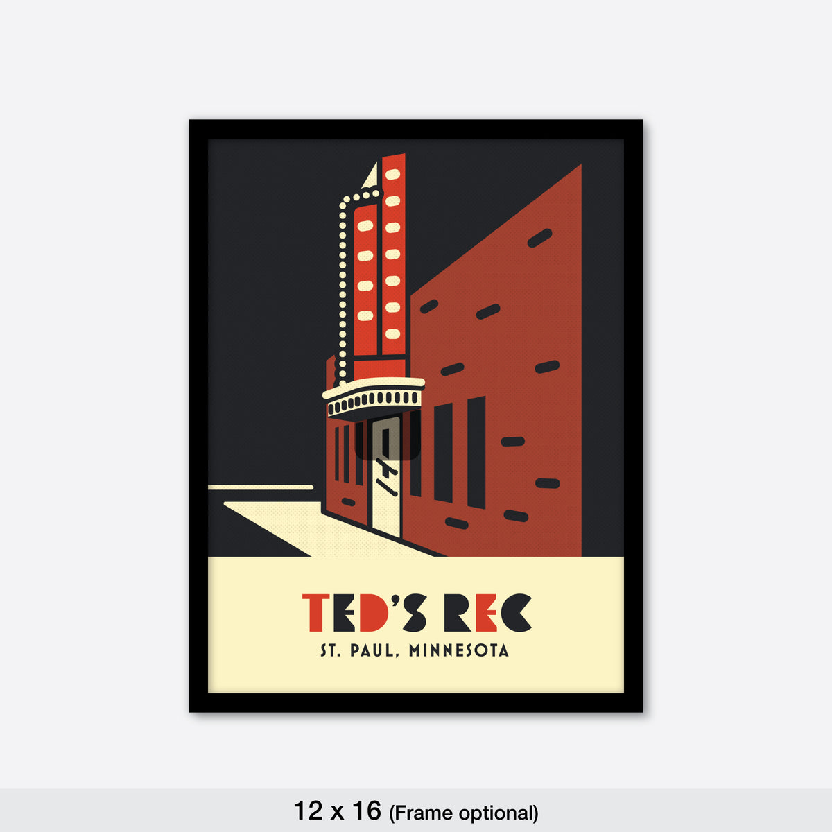 Ted's Rec, St. Paul, Minnesota, Minimalist Art