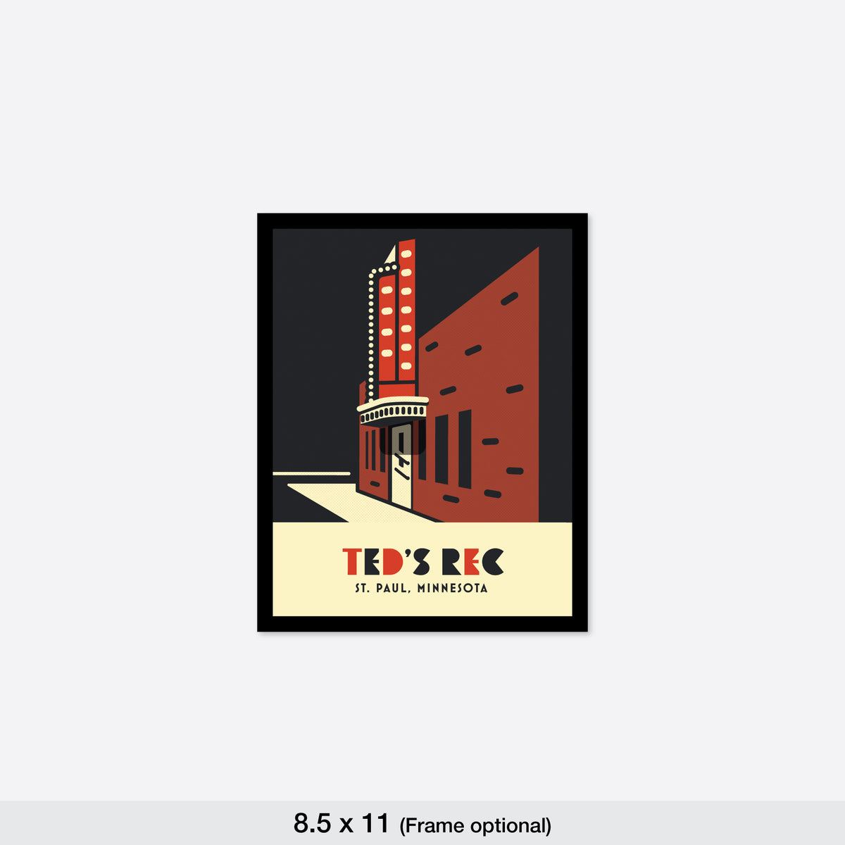 Ted's Rec, St. Paul, Minnesota, Minimalist Art