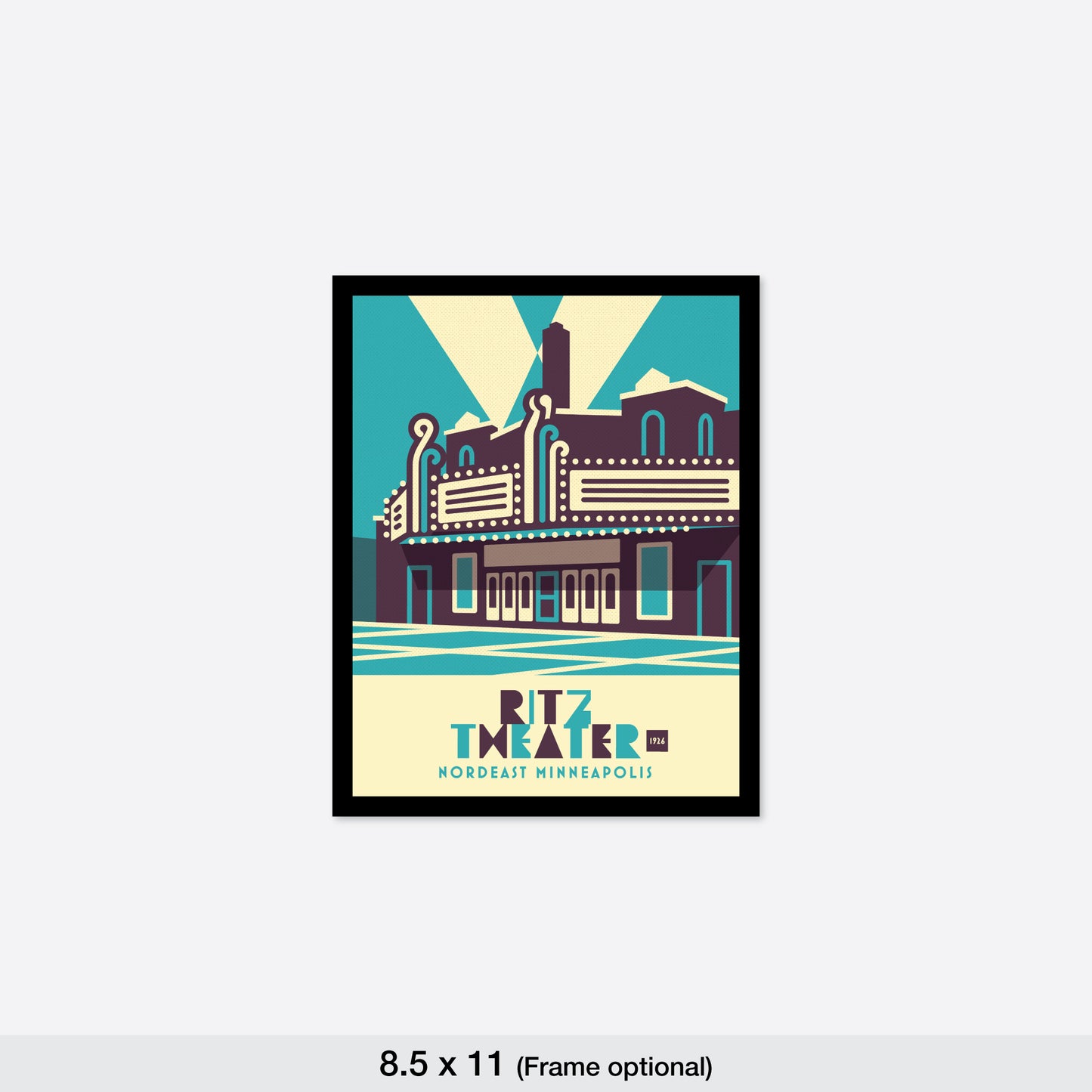 The Ritz Theater, Nordeast Minneapolis, Minnesota, Minimalist Art