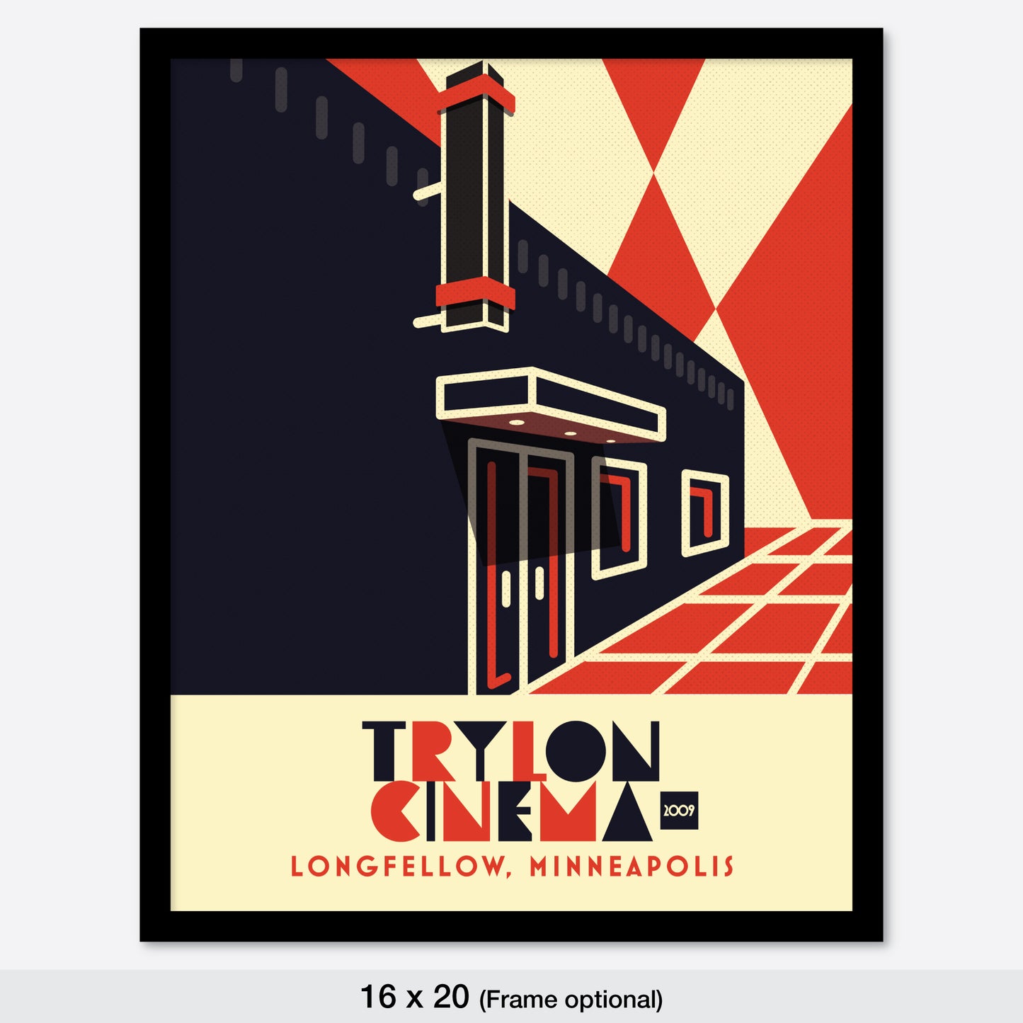 Trylon Cinema,, Longfellow  Minneapolis, Minnesota, Minimalist Art