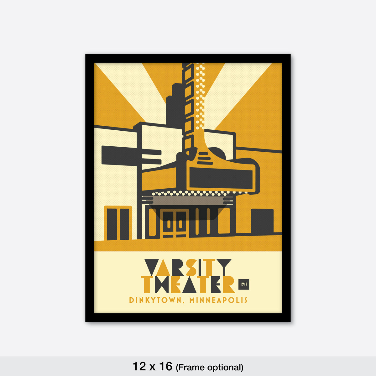Varsity Theater, Dinkytown, Minneapolis, Minnesota, Minimalist Art