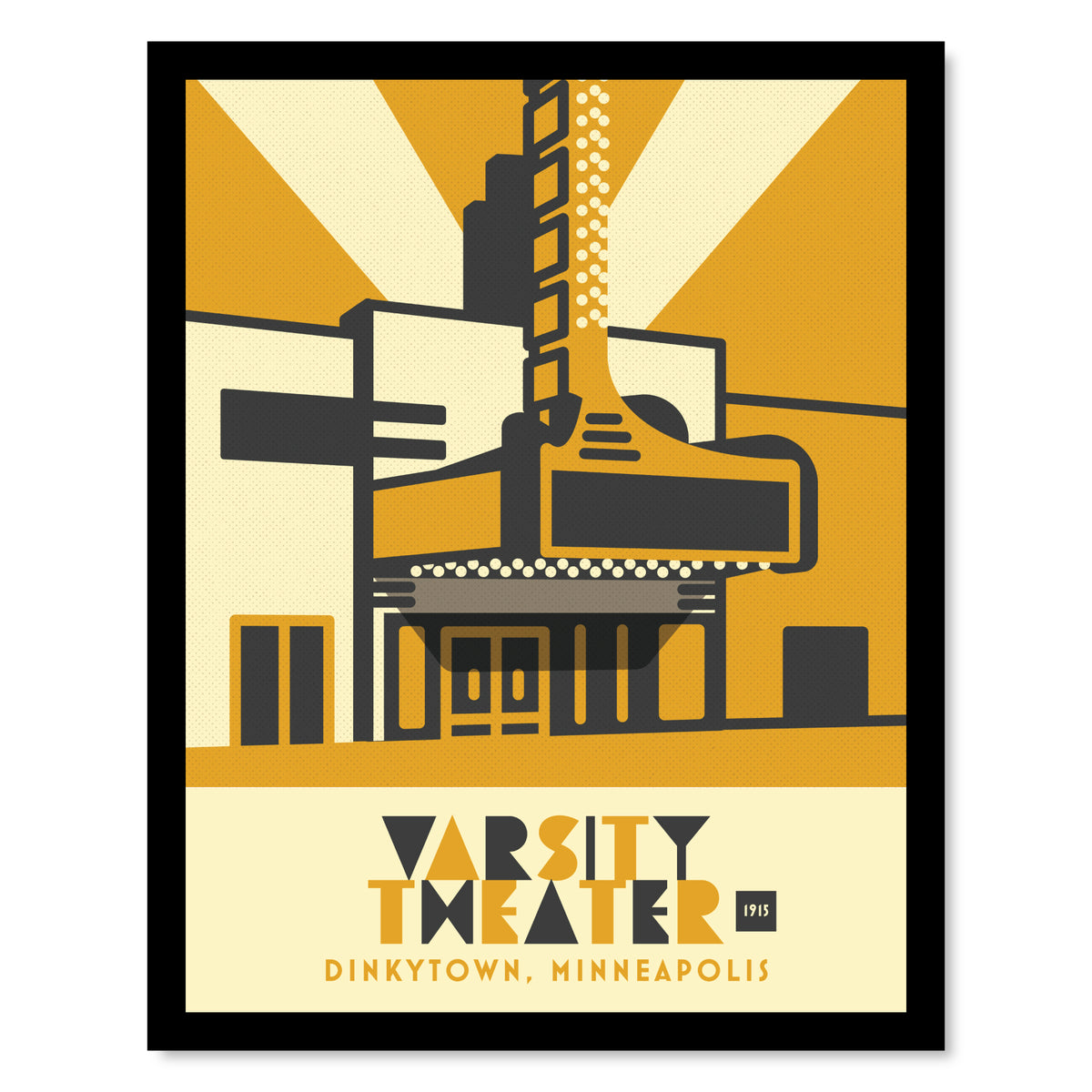Varsity Theater, Dinkytown, Minneapolis, Minnesota, Minimalist Art