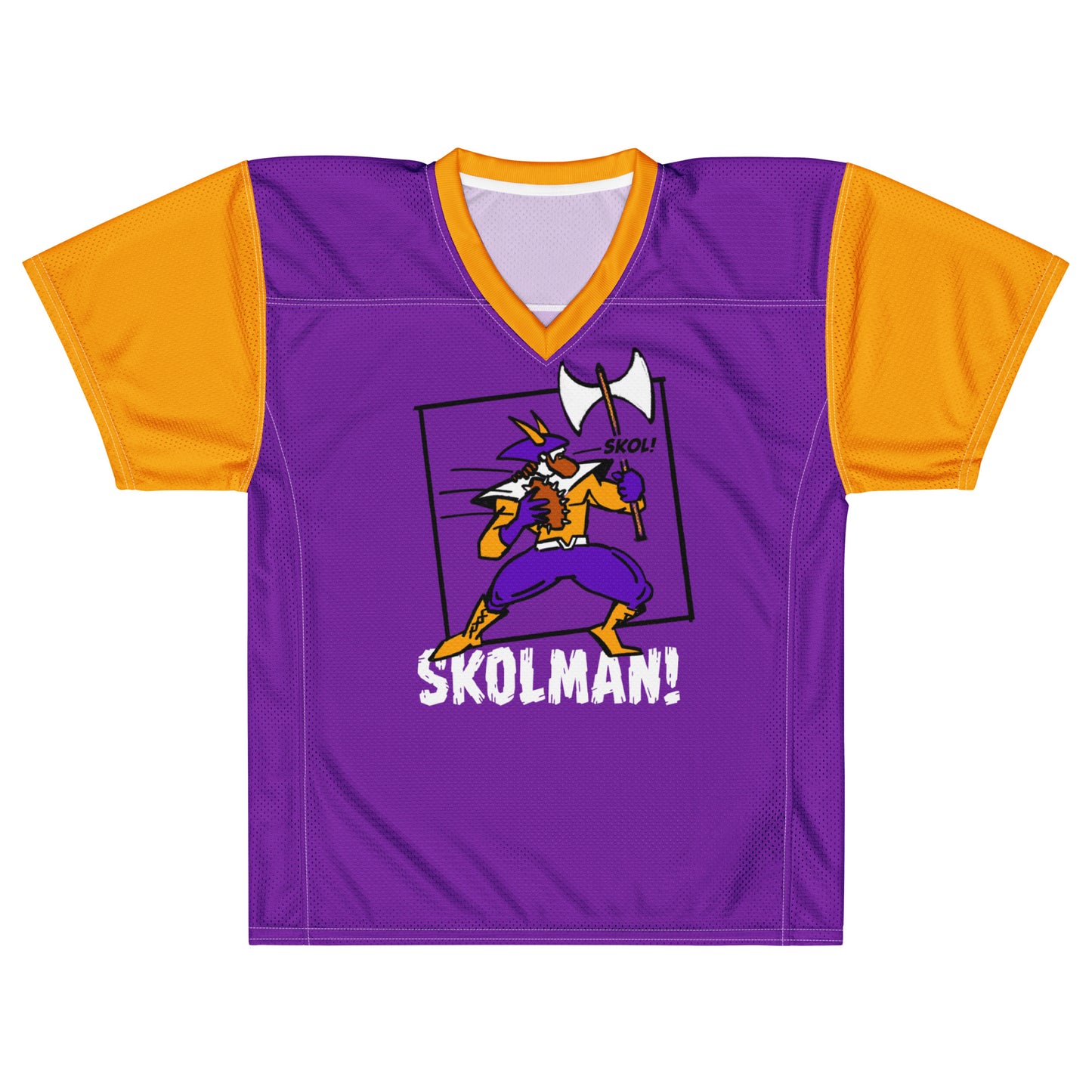 Skolman! Orignal superhero drawing, Minnesota football jersey