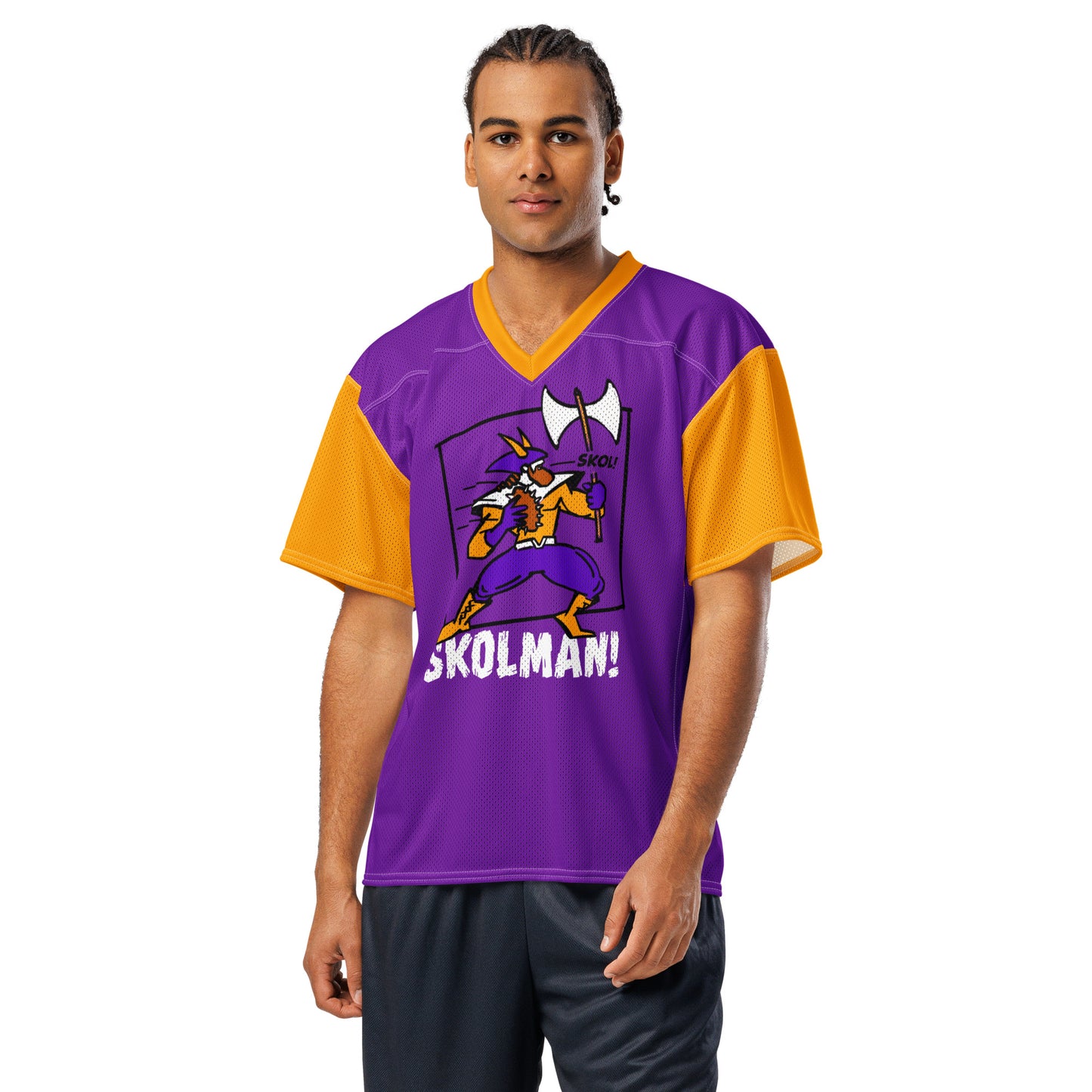 Skolman! Orignal superhero drawing, Minnesota football jersey