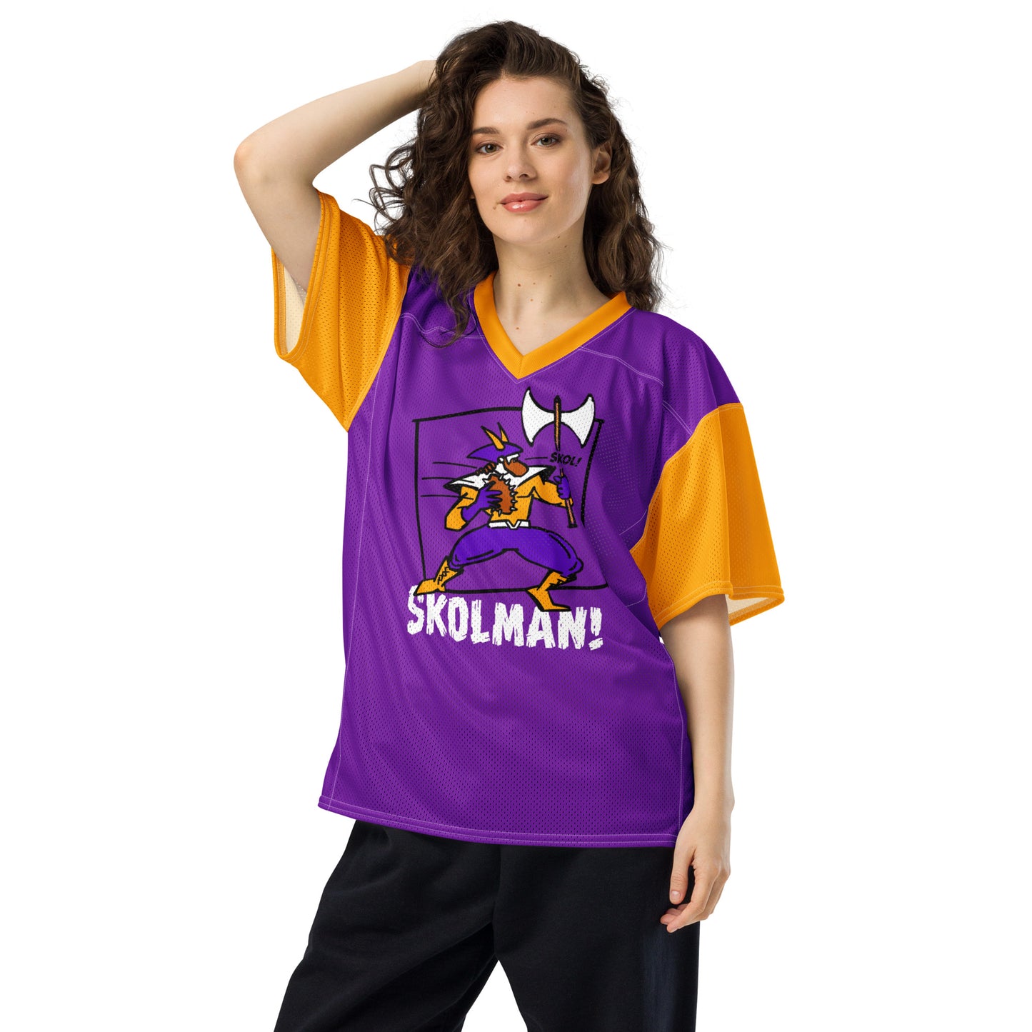 Skolman! Orignal superhero drawing, Minnesota football jersey