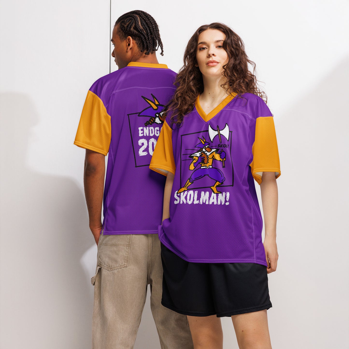 Skolman! Orignal superhero drawing, Minnesota football jersey