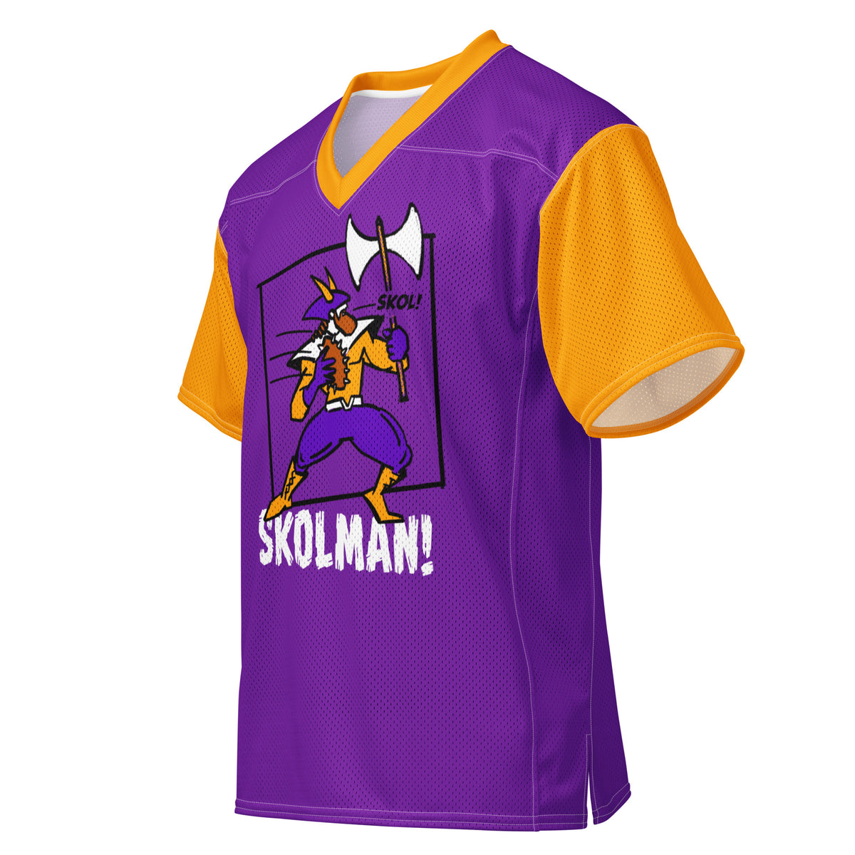 Skolman! Orignal superhero drawing, Minnesota football jersey