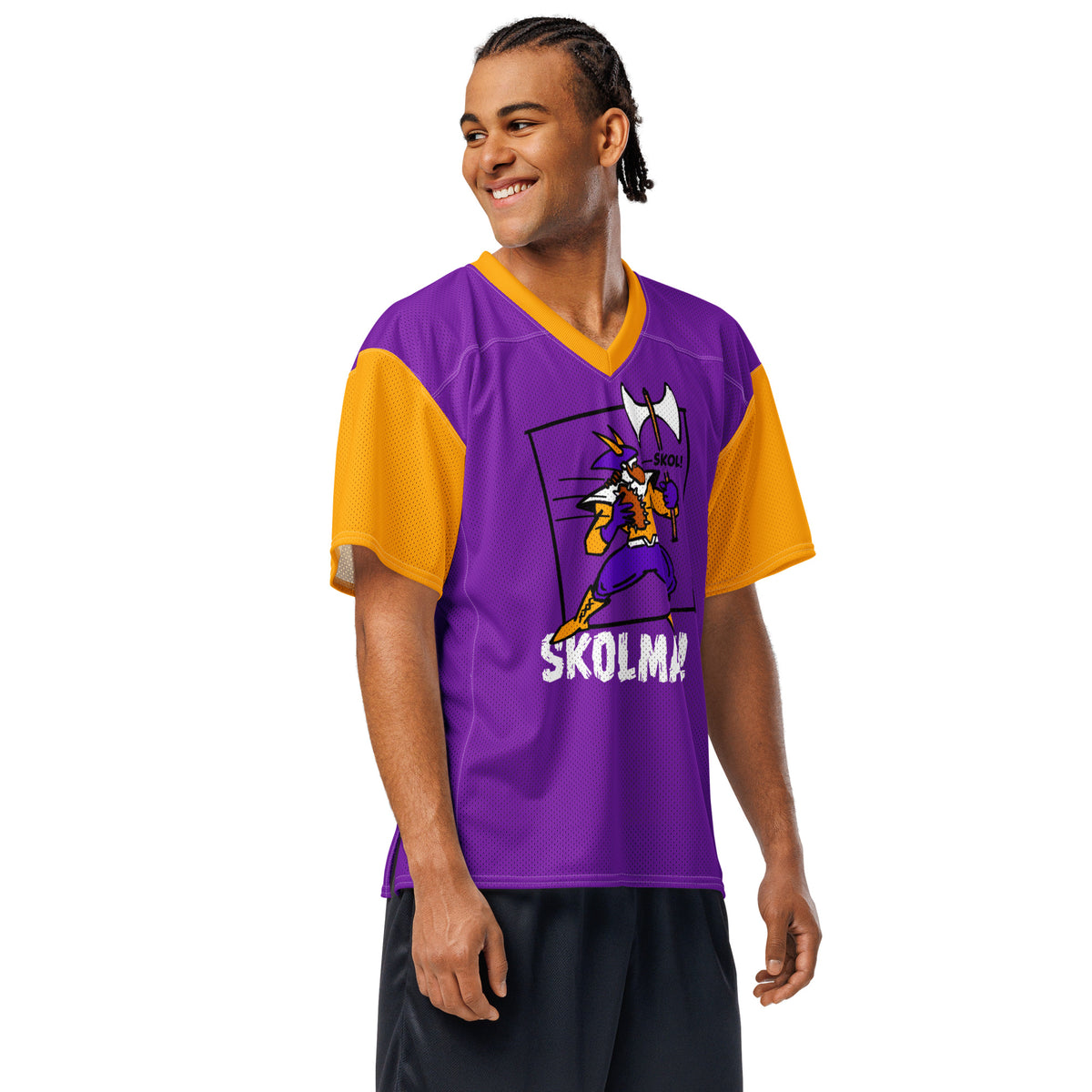 Skolman! Orignal superhero drawing, Minnesota football jersey