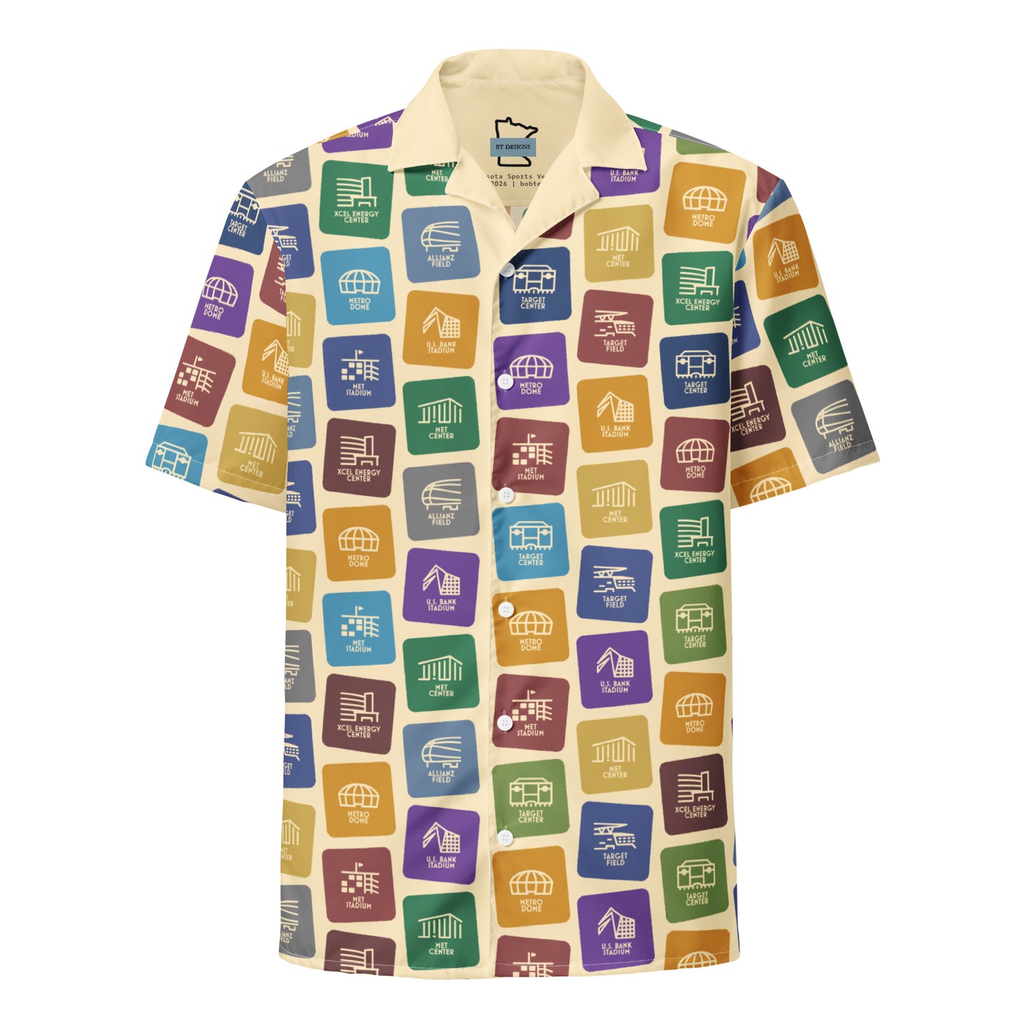 Minnesota Sports Venues Button-up Shirt
