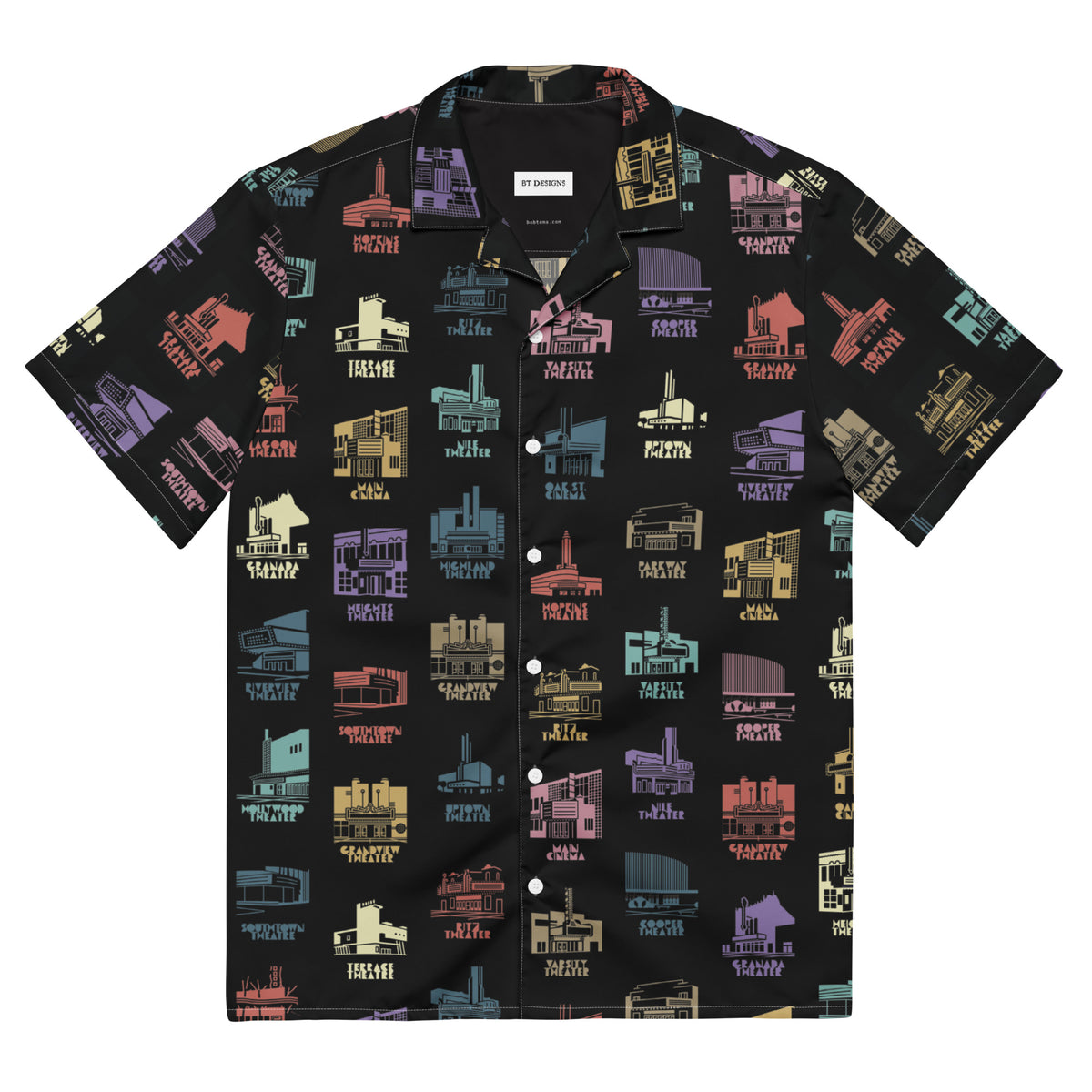 Twin Cities Minnesota Classic Movie Theaters, button shirt