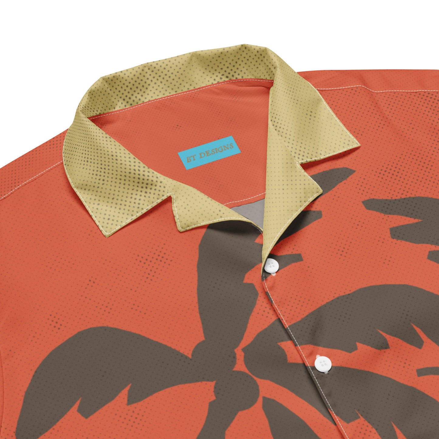 Vintage Surfer Scene, Waikiki, Hawaii, button shirt