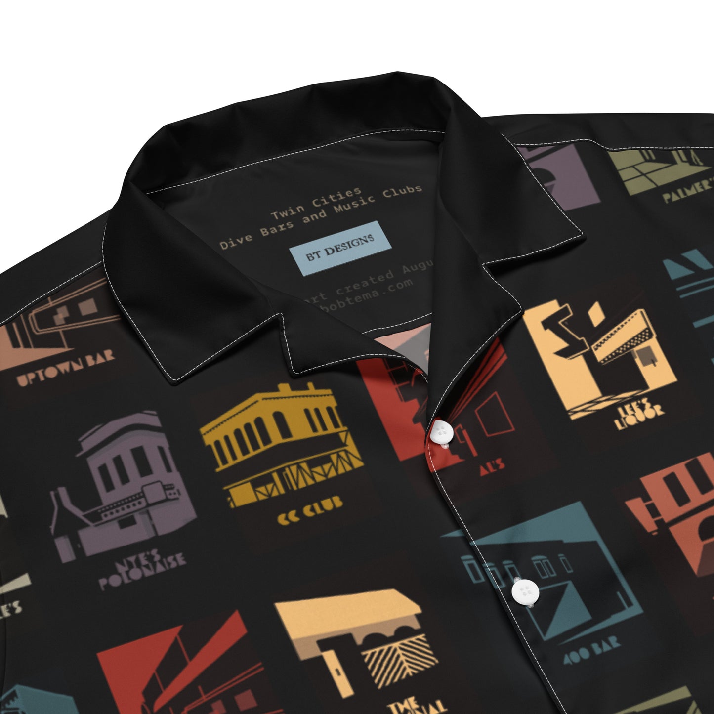 Twin Cities Dive Bars and Music Clubs, Button-up Shirt