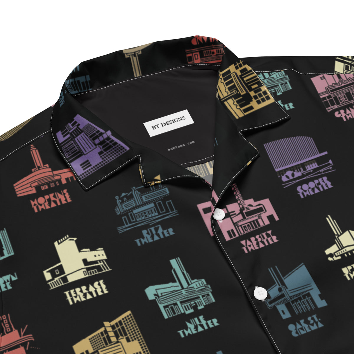 Twin Cities Minnesota Classic Movie Theaters, button shirt