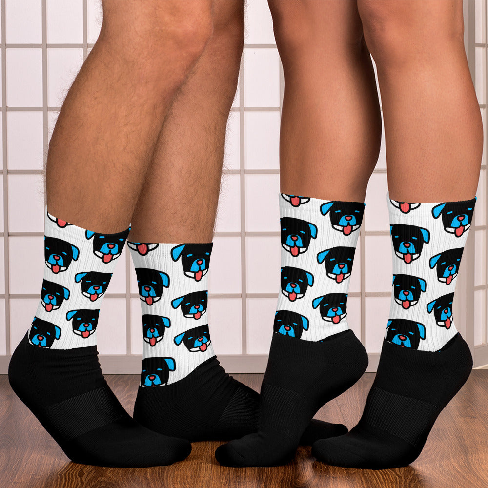 Pop-Art Pitbull Socks