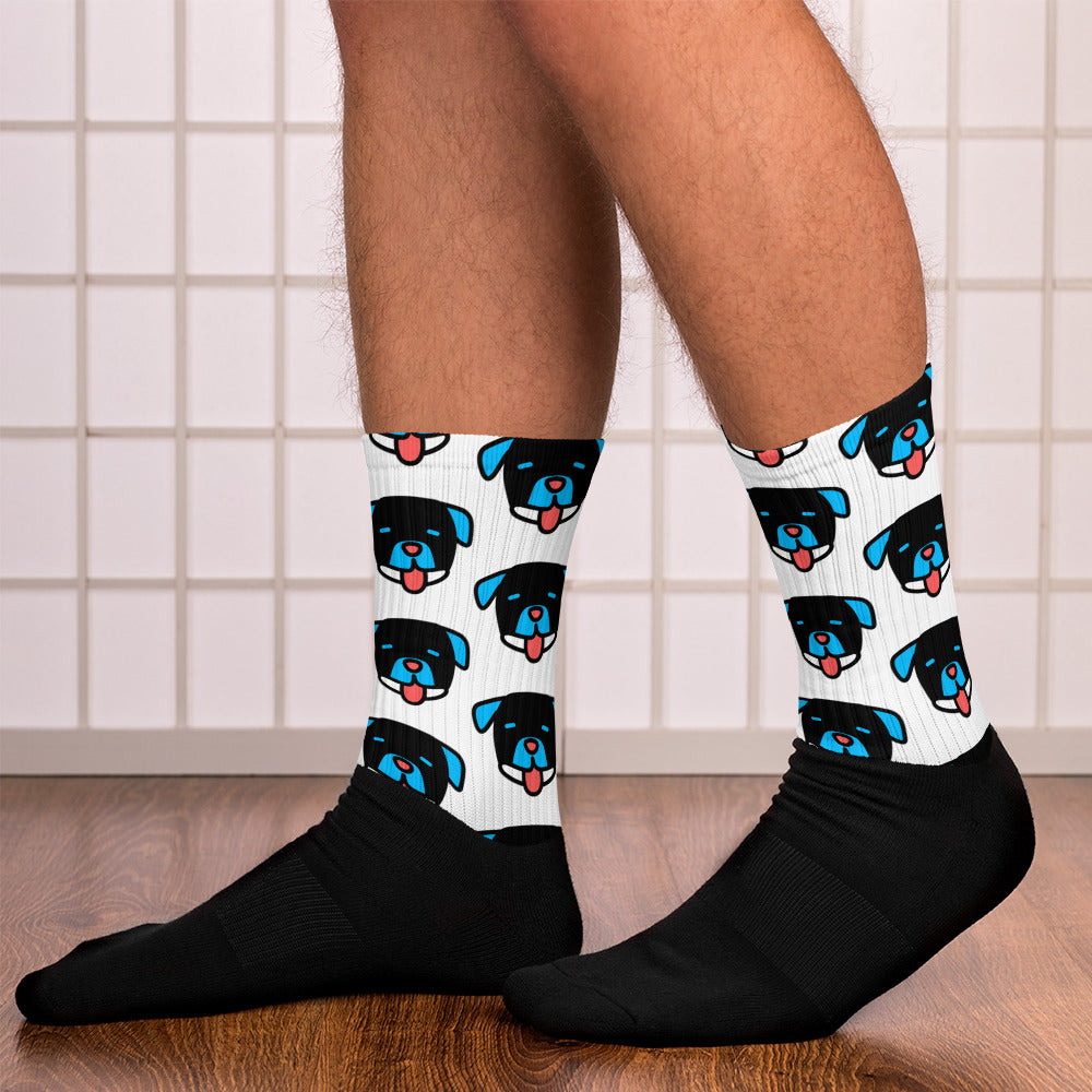 Pop-Art Pitbull Socks