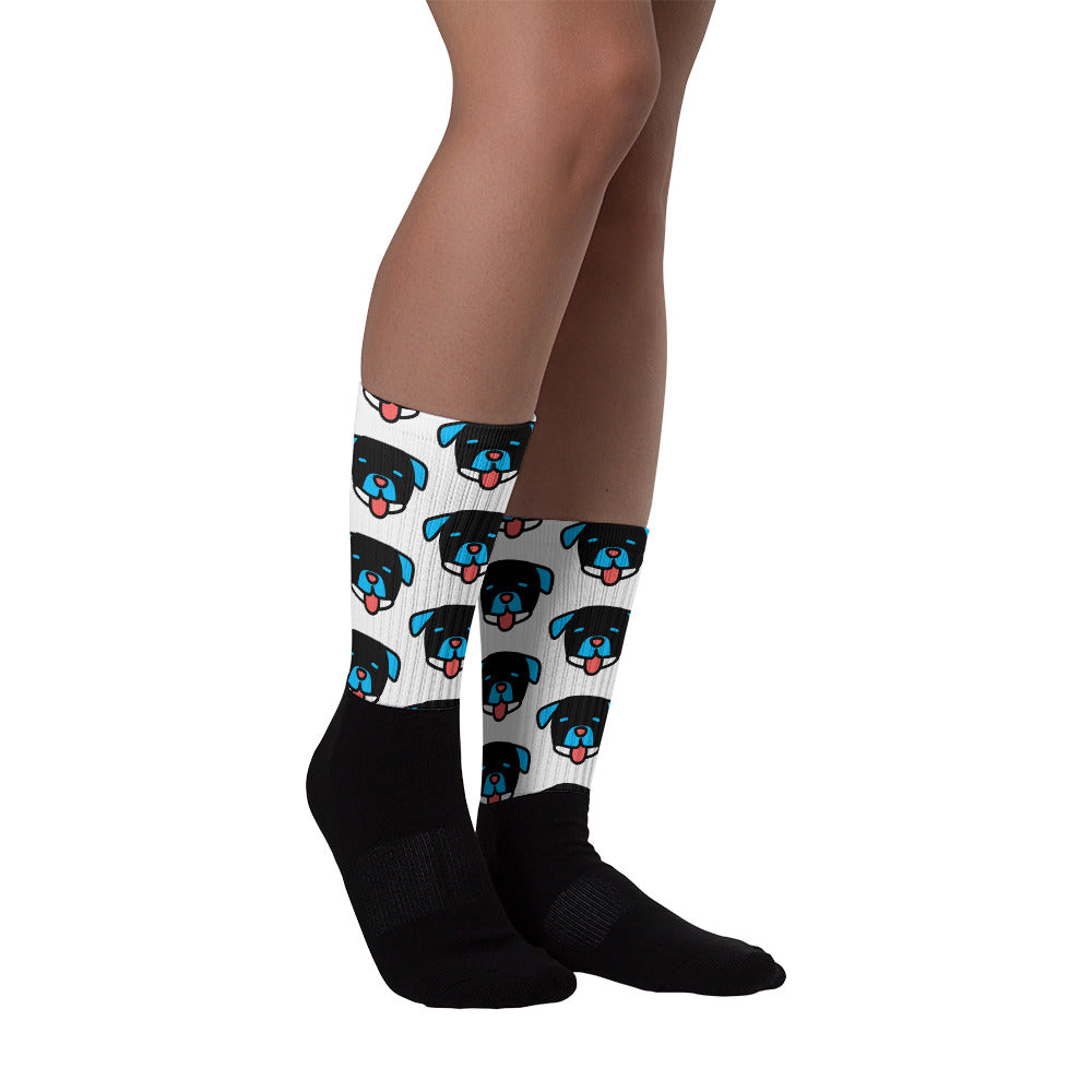 Pop-Art Pitbull Socks