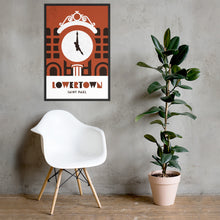 Lowertown St. Paul, Minnesota, Minimalist Art, Poster Print