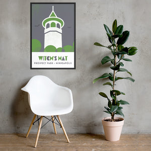 Witch's Hat, Minneapolis, Minnesota, Minimalist Art, Poster Print