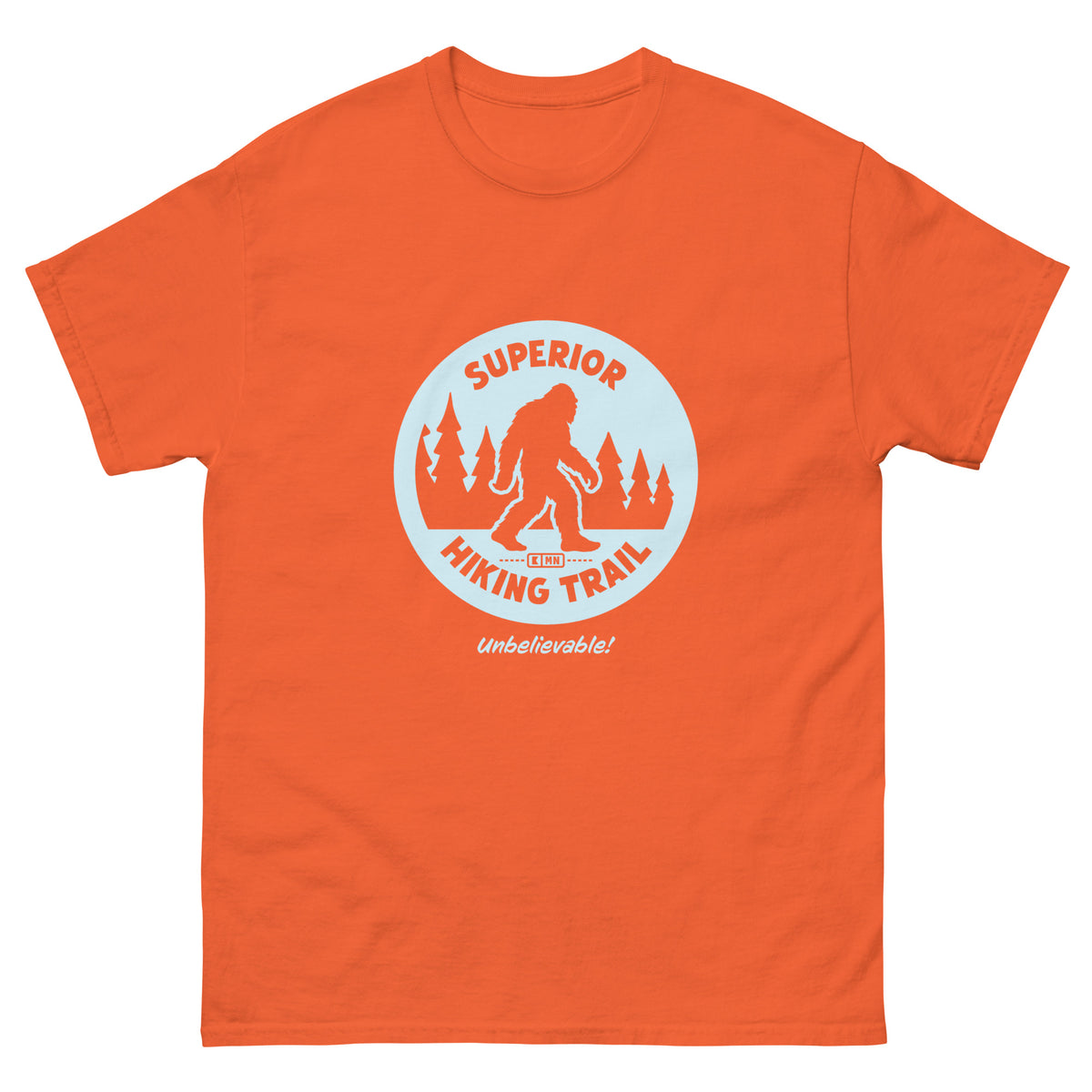 Bigfoot on the Superior Hiking Trail! Standard Quality Unisex T-shirt
