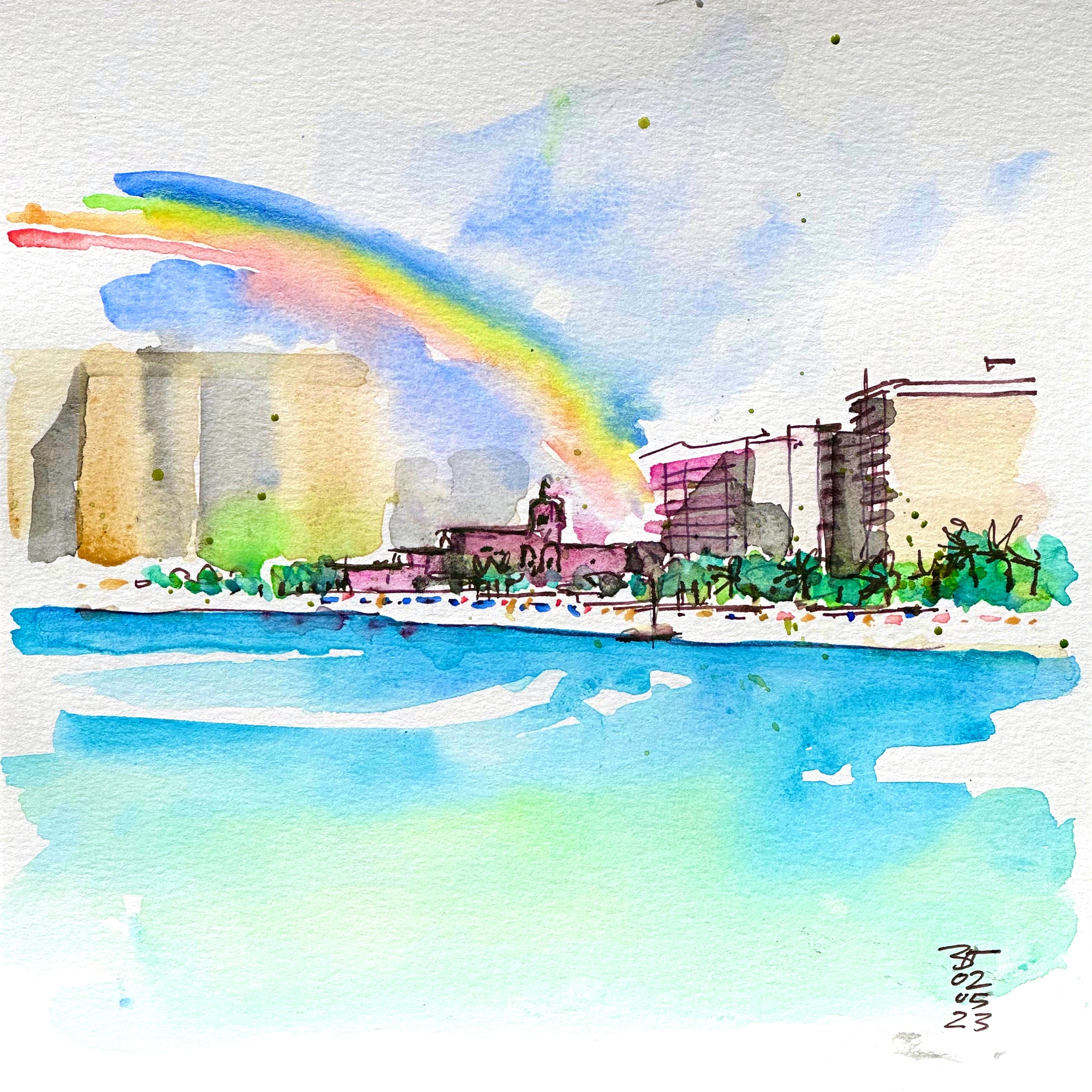 Waikiki Beach Rainbow, 02.05.23
