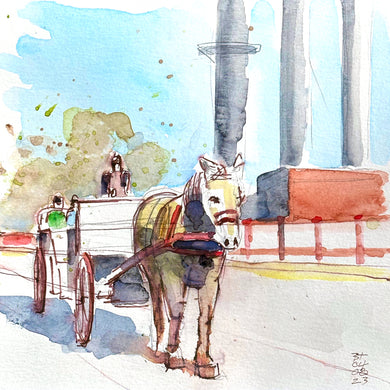 Horse Carriage on the Stone Arch, 04.08.23