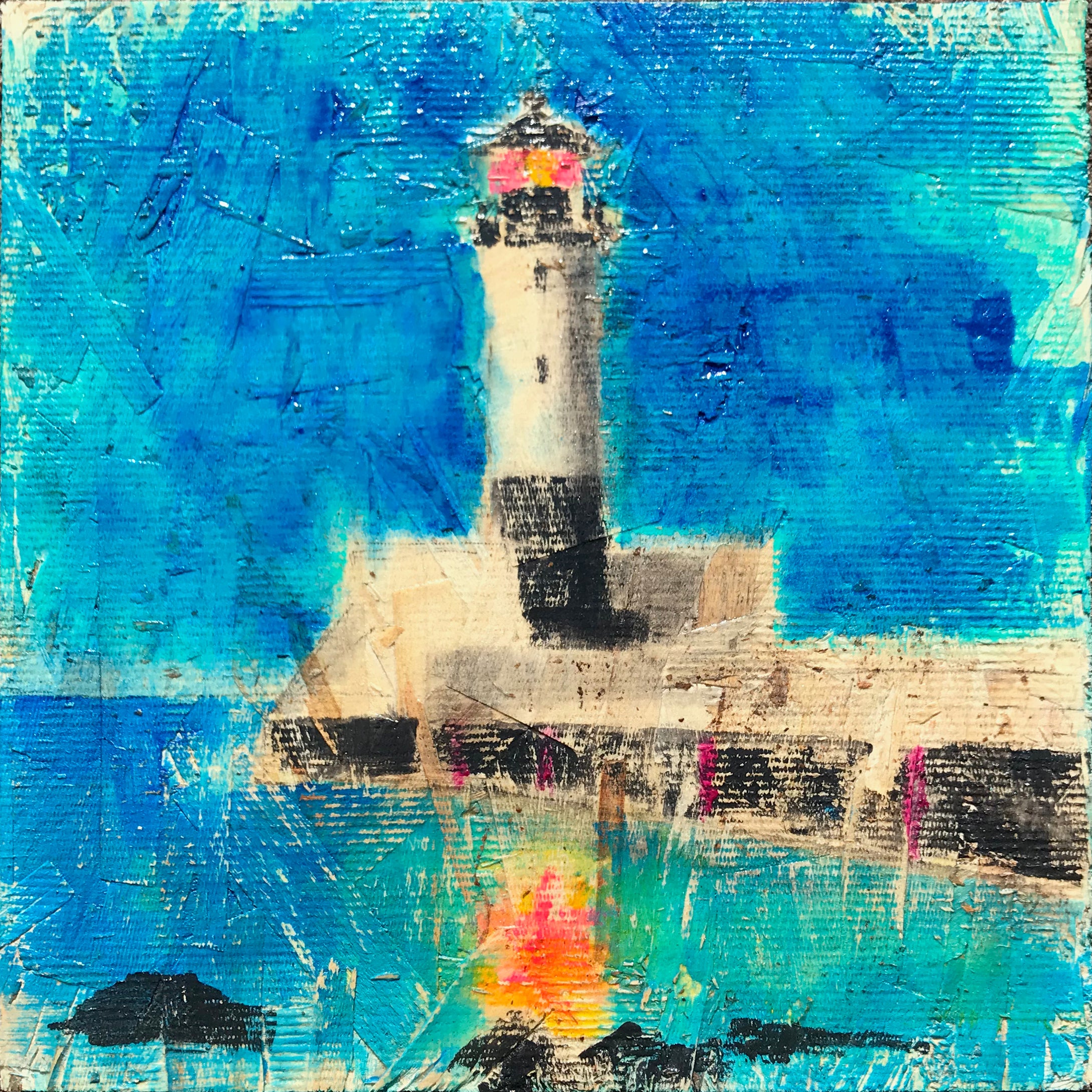North Pier Lighthouse Duluth, 12 x 12 (Nº 1)
