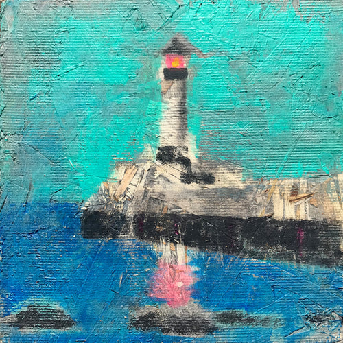 North Pier Lighthouse Duluth, 12 x 12 (Nº 2)