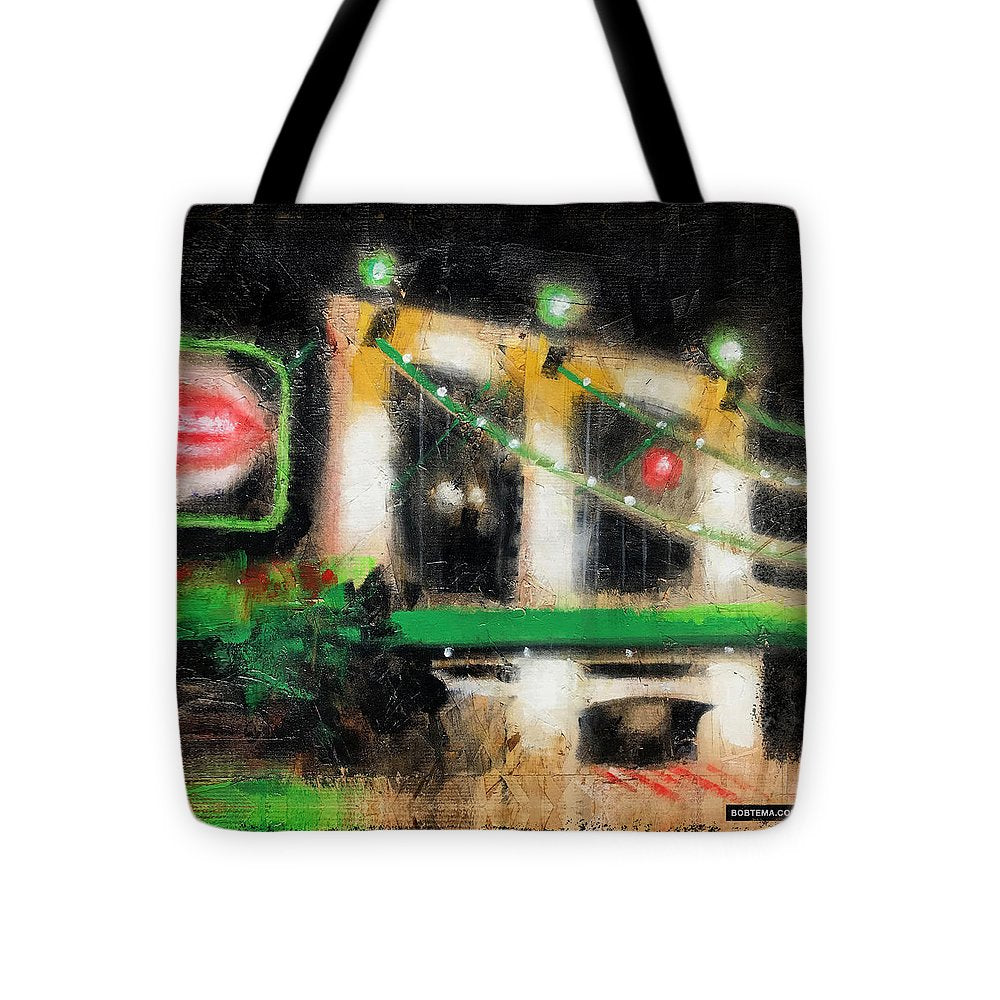 Hennepin Avenue Bridge at Night - Tote Bag