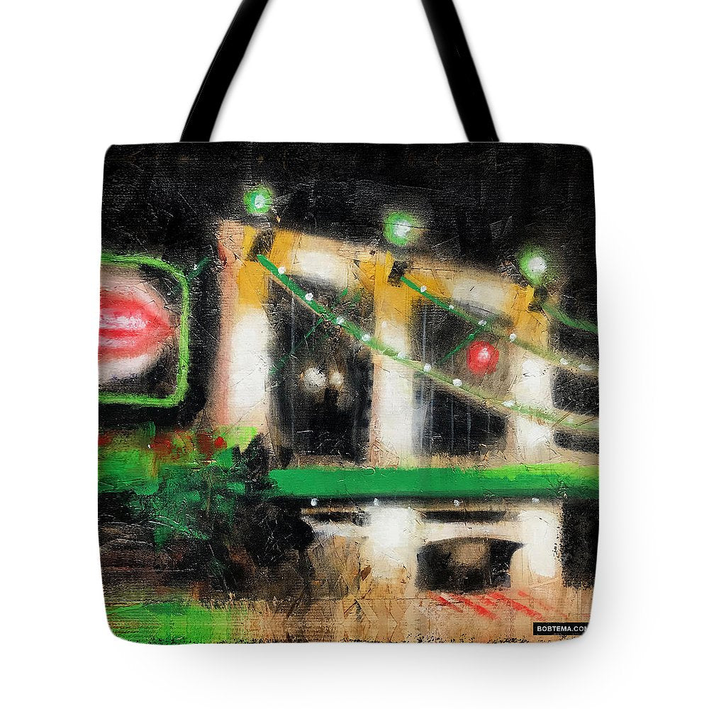 Hennepin Avenue Bridge at Night - Tote Bag