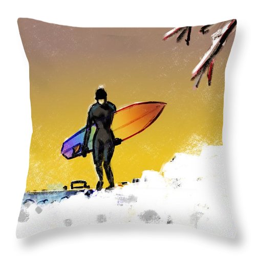 Cold Call - Throw Pillow