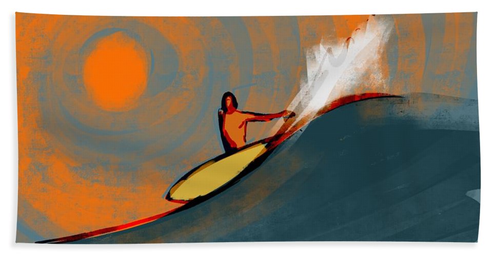 Happy Hour Cutback - Beach Towel