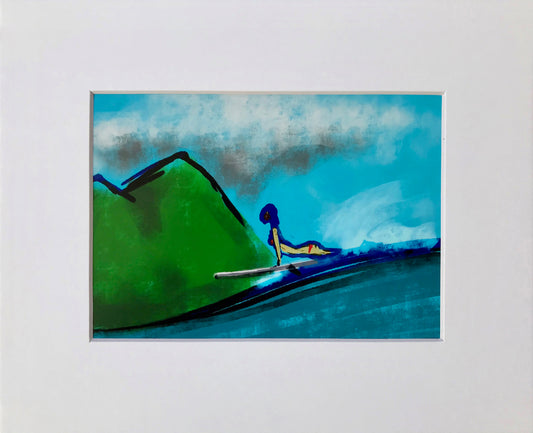 Pop Up- Matted Print (fits into 8" x 10" frame)